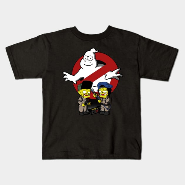 GHOST HUNTER Kids T-Shirt by antonimus